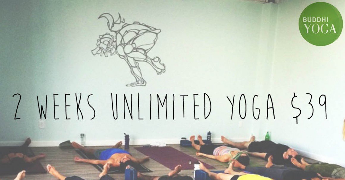 2 Weeks Unlimited Yoga Classes for $39