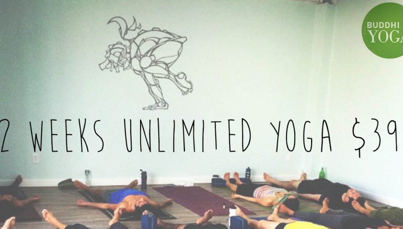 2 Weeks Unlimited Yoga Classes for $39