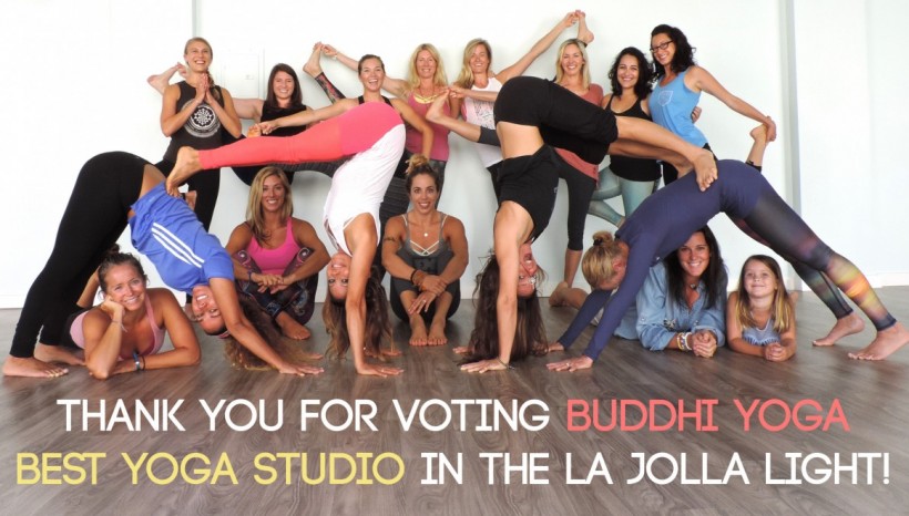 Buddhi Yoga Won Best La Jolla Yoga Studio of 2015