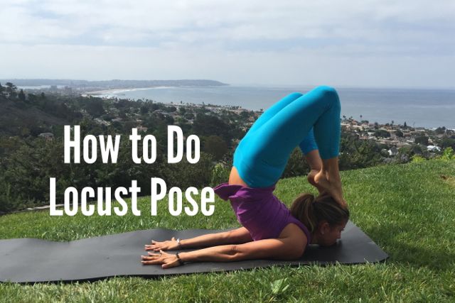 How to Do Locust Pose