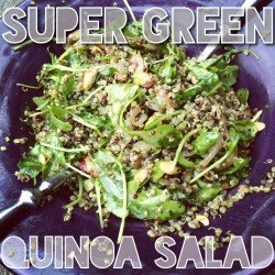 Super Green Quinoa Salad