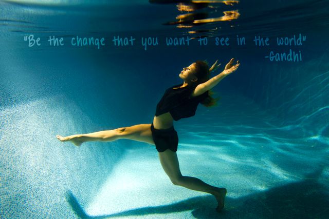 Underwater Yoga